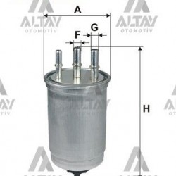 YAKIT FİLTRESİ (MAZOT) CONNECT / MONDEO 02-13 1.8-2.0 TDCI MÜŞÜRSÜZ YAKIT FİLTRESİ (MAZOT) CONNECT / MONDEO 02-13 1.8-2.0 TDCI MÜŞÜRSÜZ